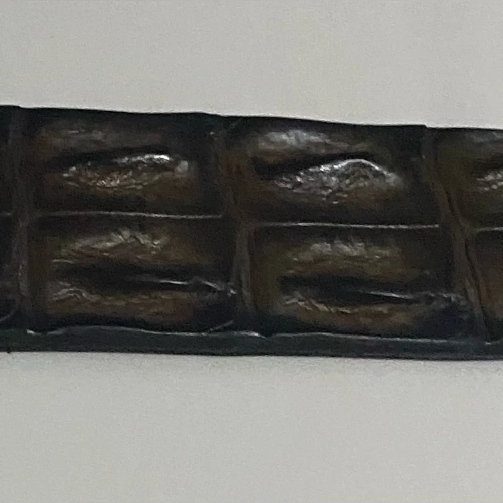 Boss Croc by Savannah Genuine Saltwater Crocodile Belt, Sz 34-87​, Vintage, NWOT